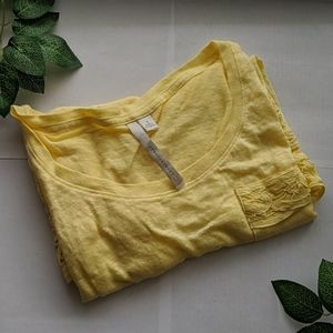 Lauren Conrad Yellow Shirt with Pocket M20